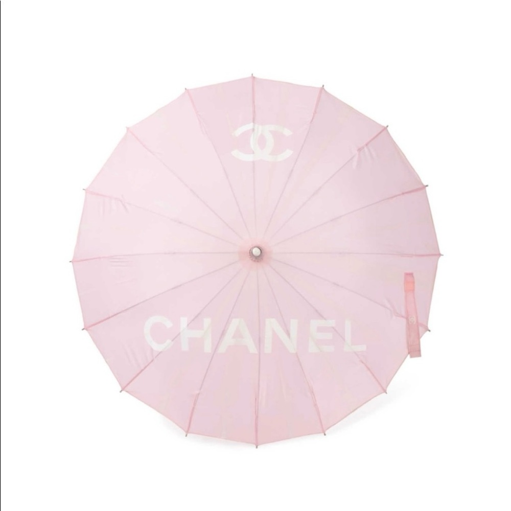 CHANEL 2004 Runway Collection Pink Parasol